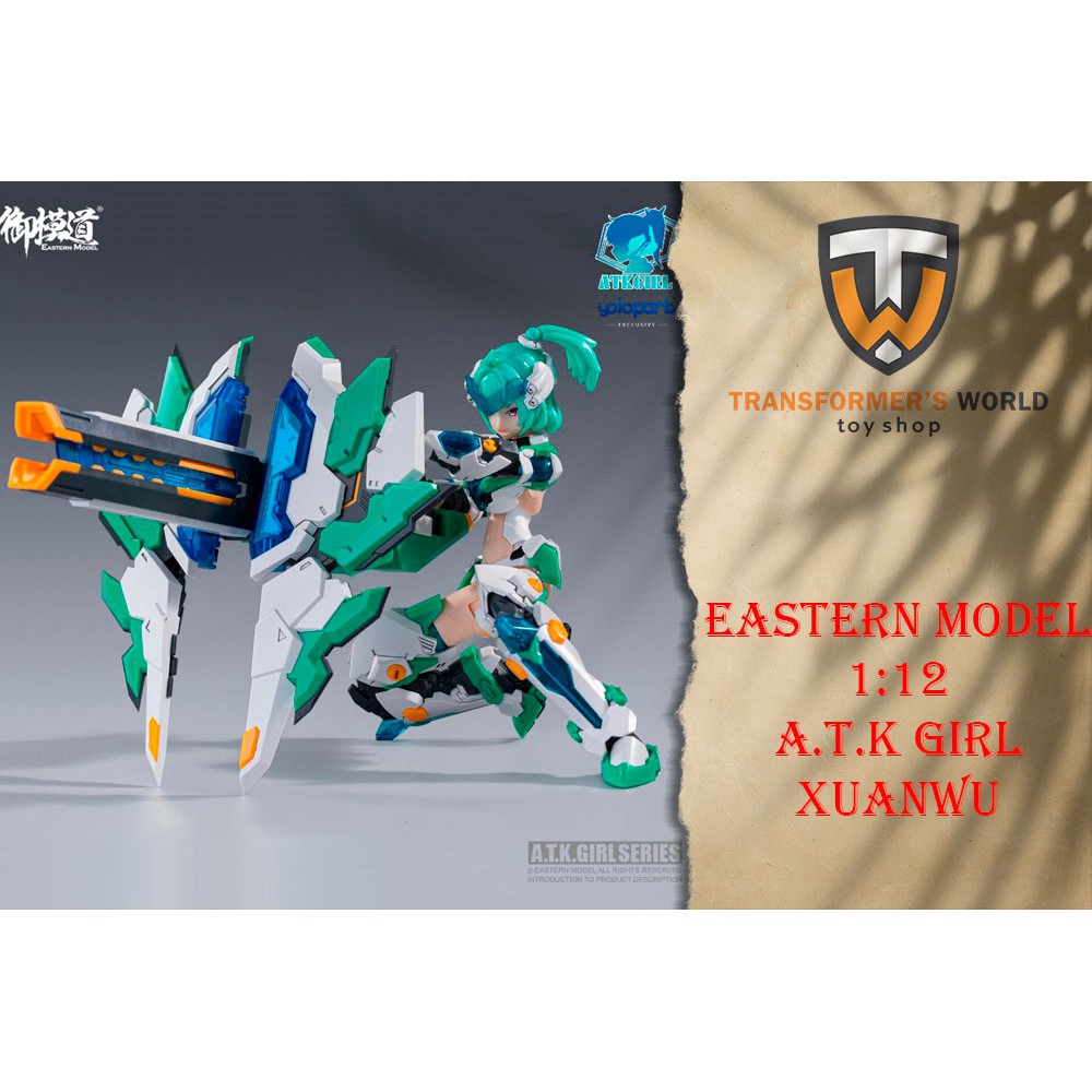 Mô Hình Eastern Model 1/12 Scale A.T.K. Girl XuanWu ATK Girl Huyền Vũ