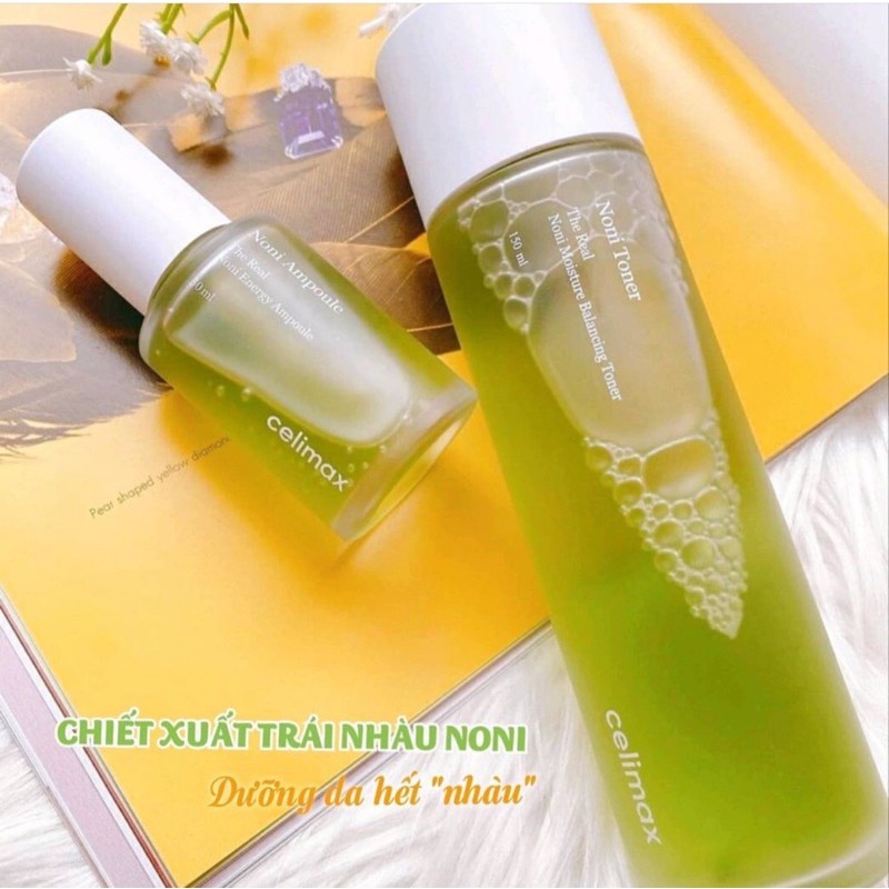 Toner trái nhàu CELIMAX The Real Noni Moisture Balancing Toner