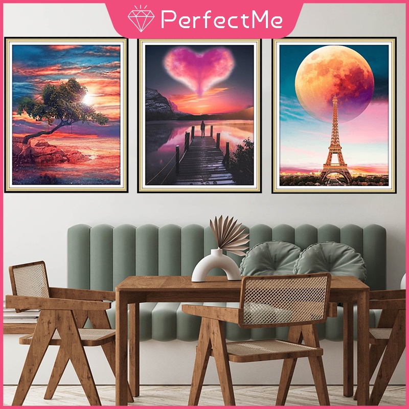 Bộ Tranh Đính Đá 5d Tự Làm 40x50cm Hình &quot;Do It Yourself&quot;