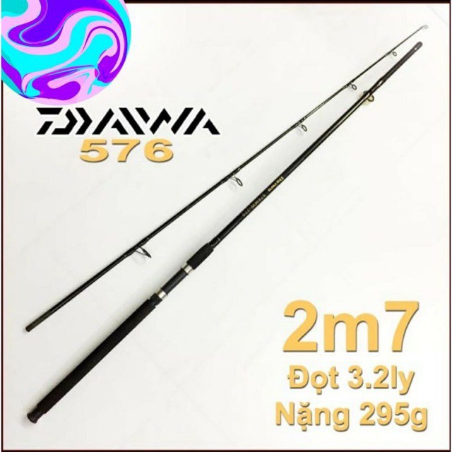 cần câu 2 khúc rỗng dài 2m7 DAIWA cần tải cá 10kg y hình giá rẻ giảm giá sele y hình