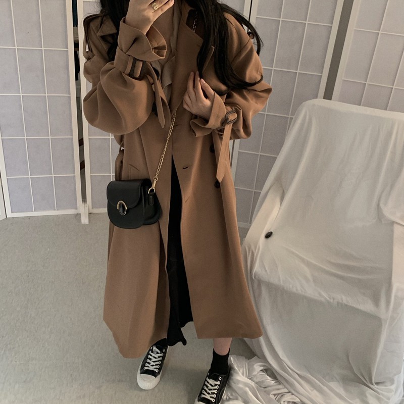Áo khoác dáng dài Trenchcoat style Hàn Quốc