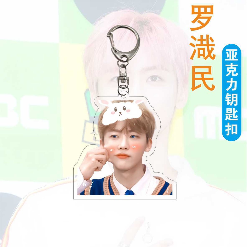 Móc Khóa Acrylic Hai Mặt Hình Thành Viên Nhóm Nhạc NCT