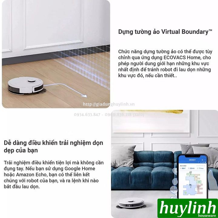 [Mã ELHAMS5 giảm 6% đơn 300K] Robot hút bụi lau nhà Ecovacs Deebot N8 PRO - Bản Quốc Tế - Hàng chính hãng