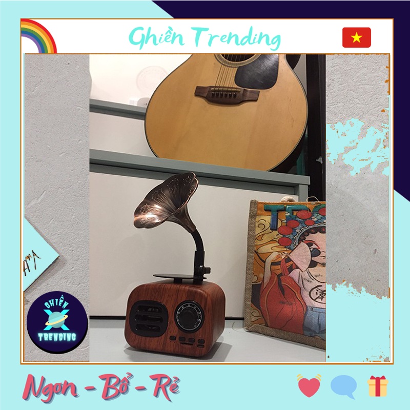 Loa Bluetooth mini dễ thương Cổ Điển phiên bản Pro 2022 | Ghiền Trending