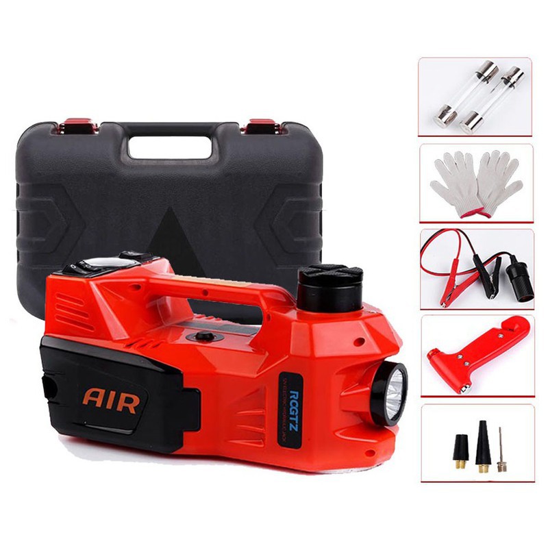 BỘ KÍCH NÂNG GẦM ĐIỆN KIÊM MÁY BƠM LỐP Ô TÔ ĐA NĂNG ROGTZ 4 TRONG 1 CAO CẤP