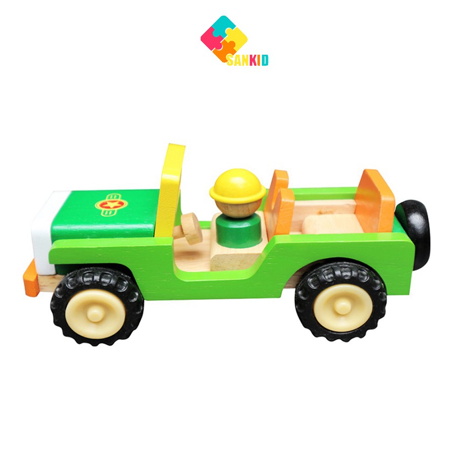 Xe jeep - Đồ chơi gỗ Winwintoys