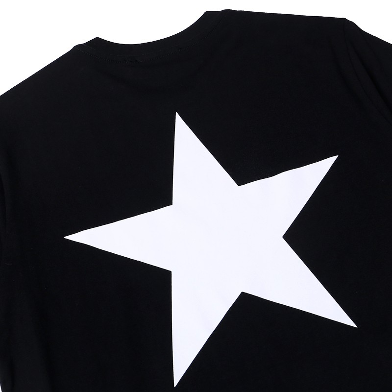 FEAR OF GOD FOG ESSENTIALS double line five-pointed star trend high street style loose short-sleeved T-shirt