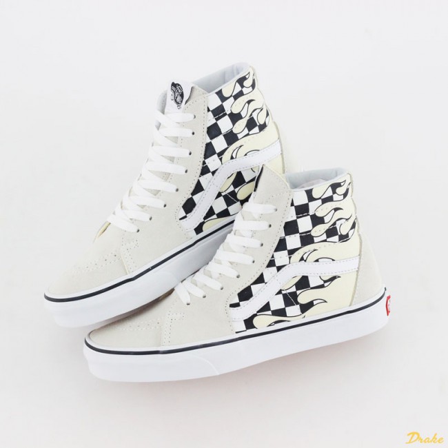 Giày sneakers Vans Sk8-Hi Checker Flame VN0A38GERX7