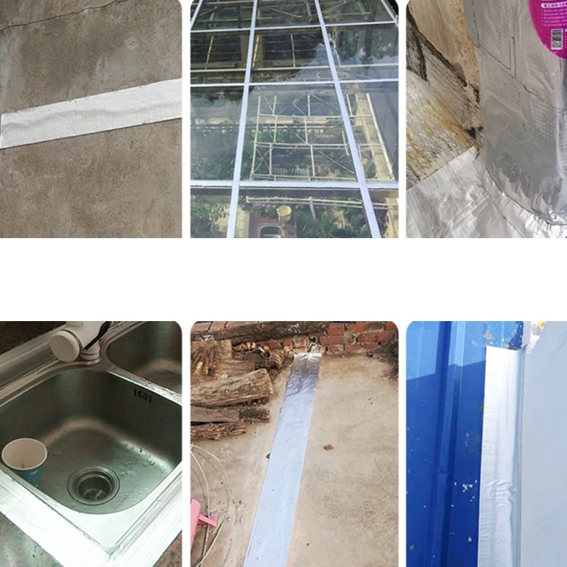 Băng Keo Lá Nhôm Tự Dính Dùng Sửa Chữa Bề Mặt Nứt / Mái Nhà