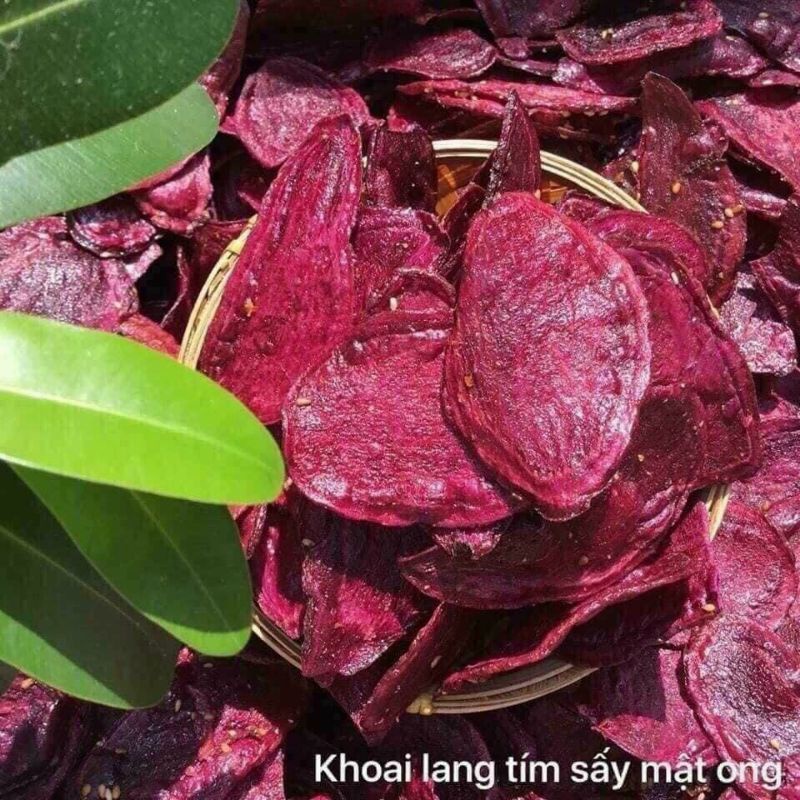 Khoai Lang Sấy Mật Ong Vàng Tím Túi 500gr[Có Bán Sỉ], [Loại Đặc Biệt] Hàng ngon nhà làm