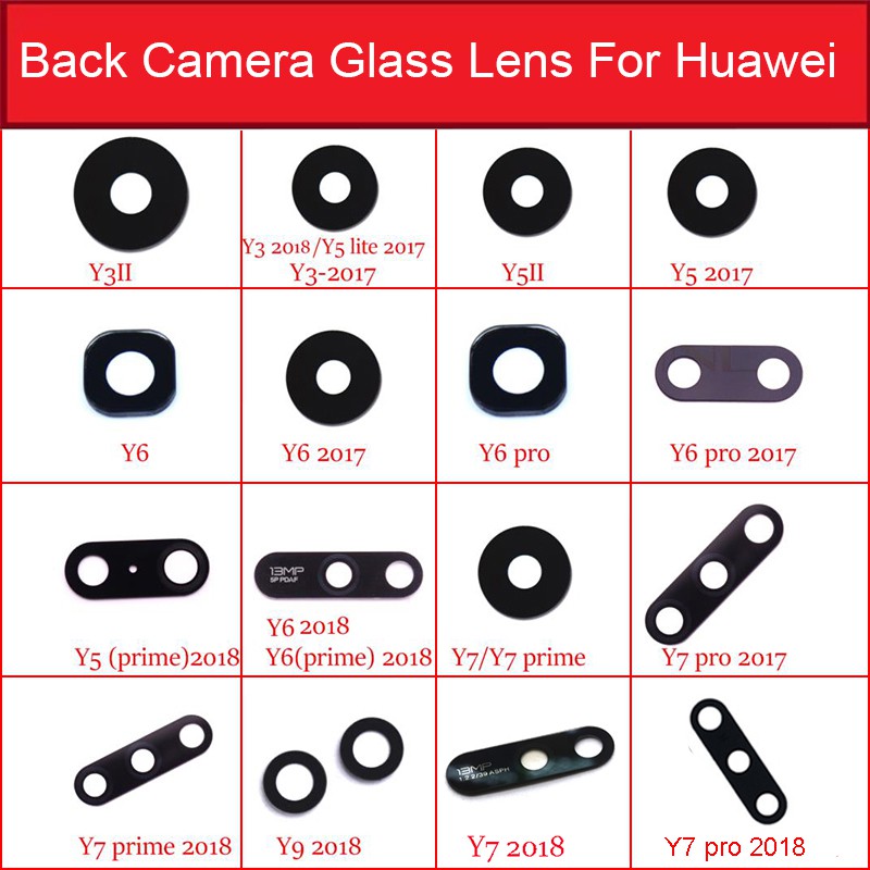 Ống kính camera sau thay thế dành cho Huawei Y Series Y3 Y5 Y6 Y7 II Pro Prime 2016 2017 2018