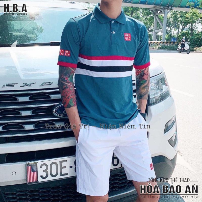 FREESHIP ĐƠN 99K_Bộ Thể Thao Nam UNI.QLO Full Màu, Quần 3 Túi Khóa 2020
