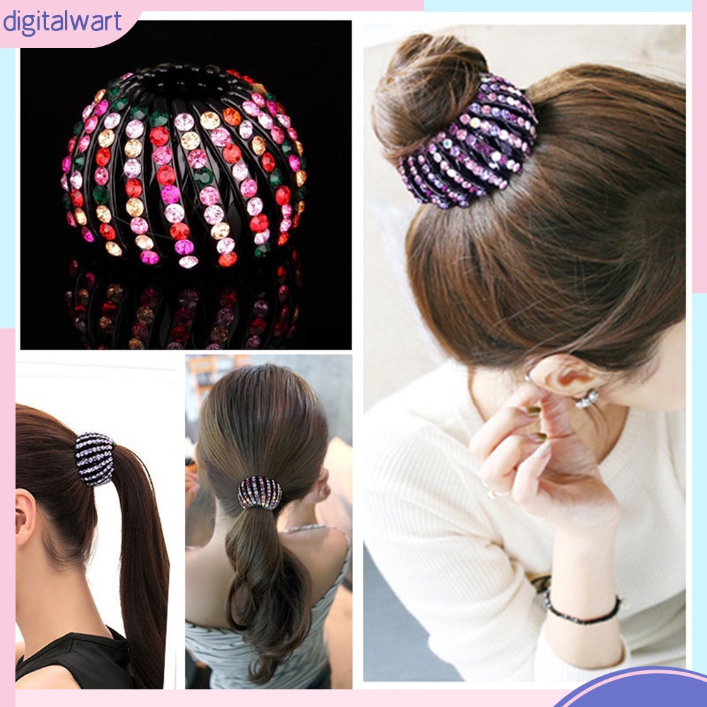 Dụng Cụ Búi Tóc Đính Đá Thời Trang Dành Cho Nữ