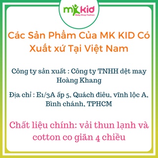 Bộ thun lạnh dài tay cho bé bộ thu đông dài tay cho bé trai bé gái với họa - ảnh sản phẩm 9