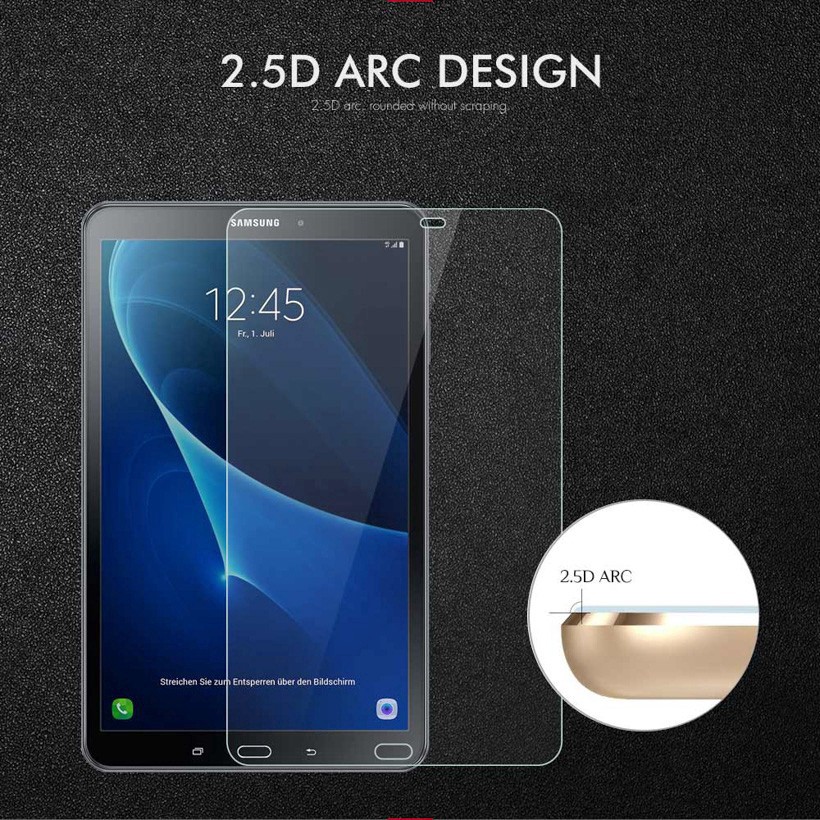 Bộ miếng dán màn hình tránh dấu tay tiện dụng dành cho Samsung Galaxy Tab A 10.1 A6 SM-P580