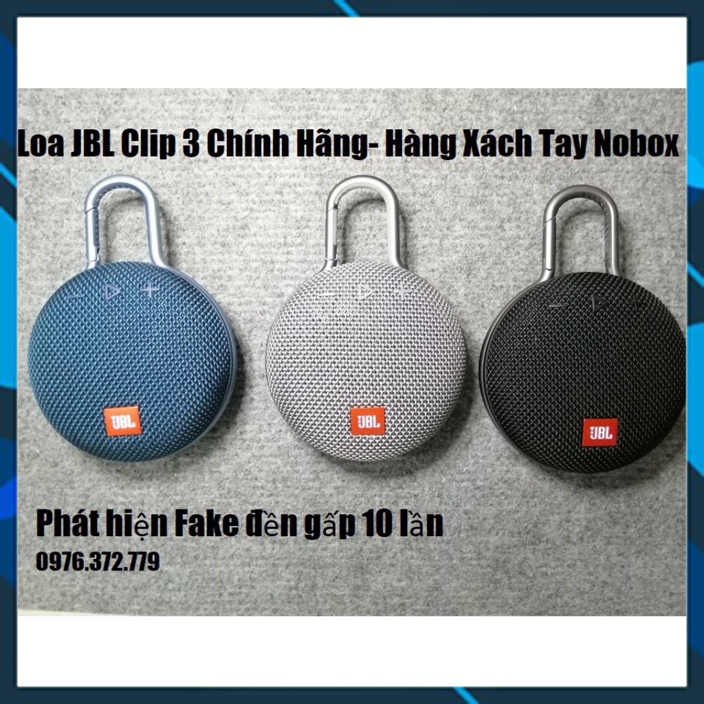 Loa Di Động JBL CLIP 3 chính hãng,có Video thực tế + bao test