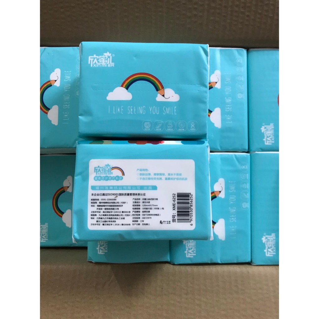 Sỉ Thùng giấy ăn cầu vồng siêu dai