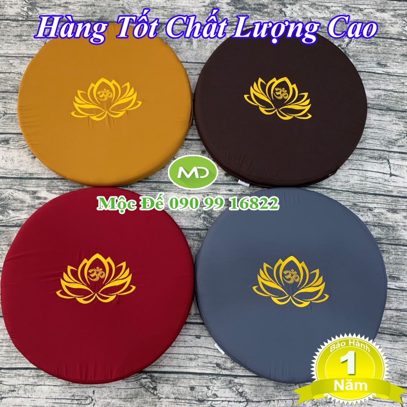 Đệm Ngồi Thiền MANDALA 50x50x5cm, Dùng Tụng Kinh Niệm Phật - Yoga Thư Giãn, Xoa Dịu Căng Thẳng, Mệt Mỏi