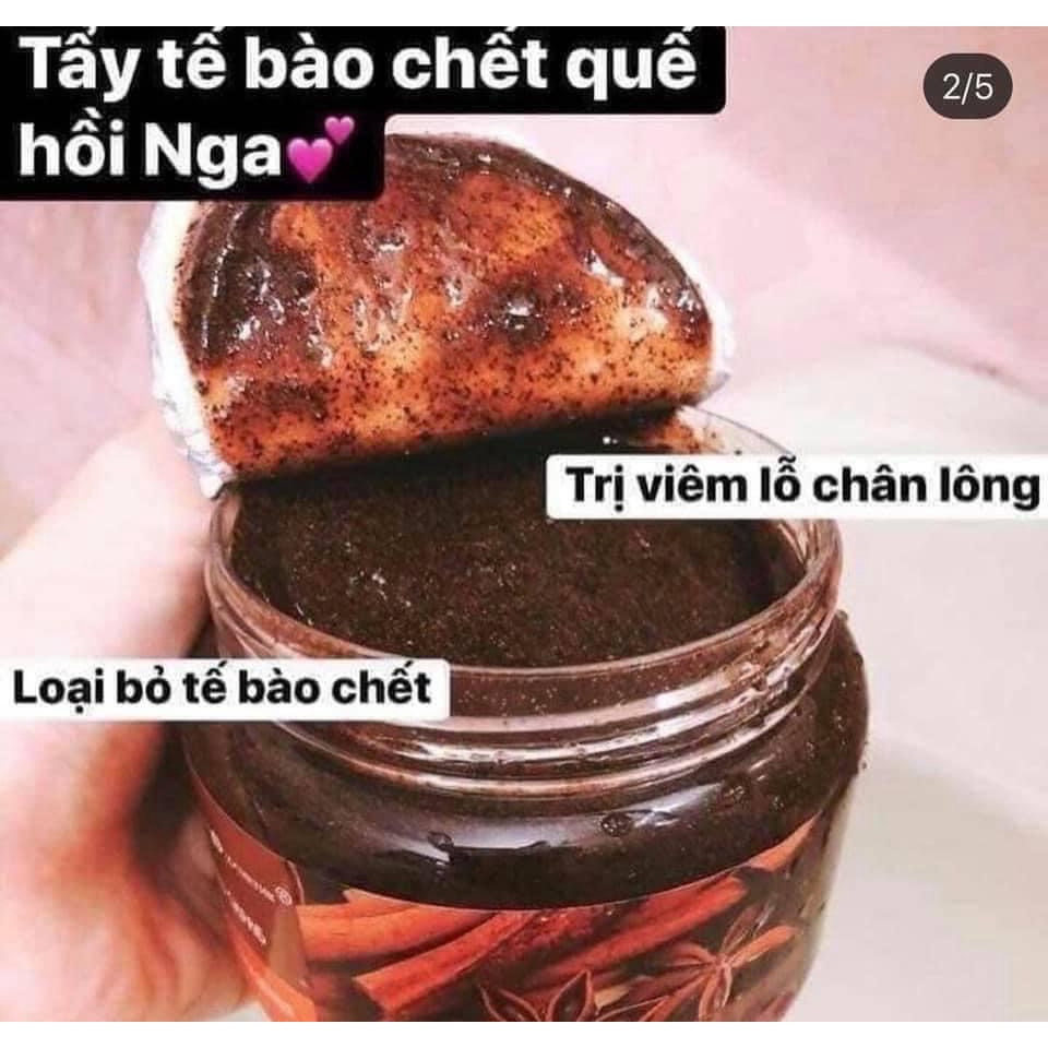 Tẩy Tế Bào Chết Toàn Thân Chiết Xuất Quế Hồi & Cafe 380g ( Hàng Nhập Nga ) GentsOfficialStore | BigBuy360 - bigbuy360.vn