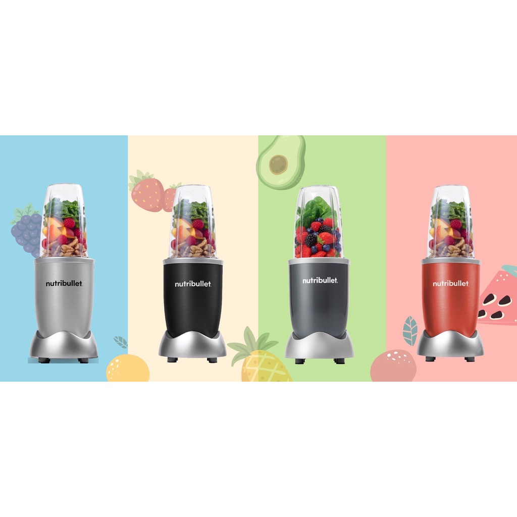 [Mã ELHA22 giảm 6% đơn 300K] [CHÍNH HÃNG] MÁY XAY SINH TỐ CÁ NHÂN NUTRIBULLET 600W (ĐEN/ XÁM/ ĐỎ/ BẠC)