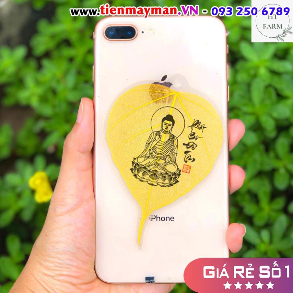 SẴN HÀNG Lá Bồ Đề Tâm Phật, May mắn bình an, treo hoặc ốp điện thoại Hàng Thủ Công Chuẩn Đẹp