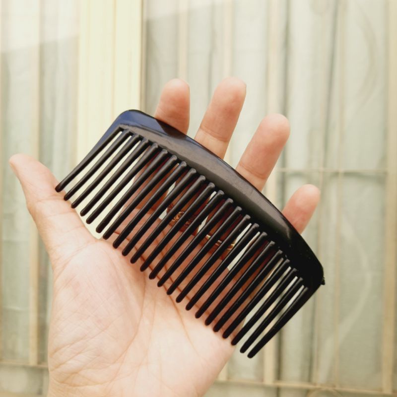 Lố 12 lược cài mái tóc trơn bóng nhựa cứng/mềm