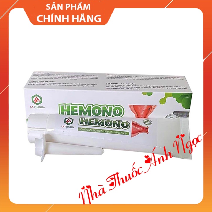 Gel bôi trĩ Hemono - giúp giảm chảy máu, đau rát, giúp co búi trĩ hiệu quả- teo trĩ hiệu quả