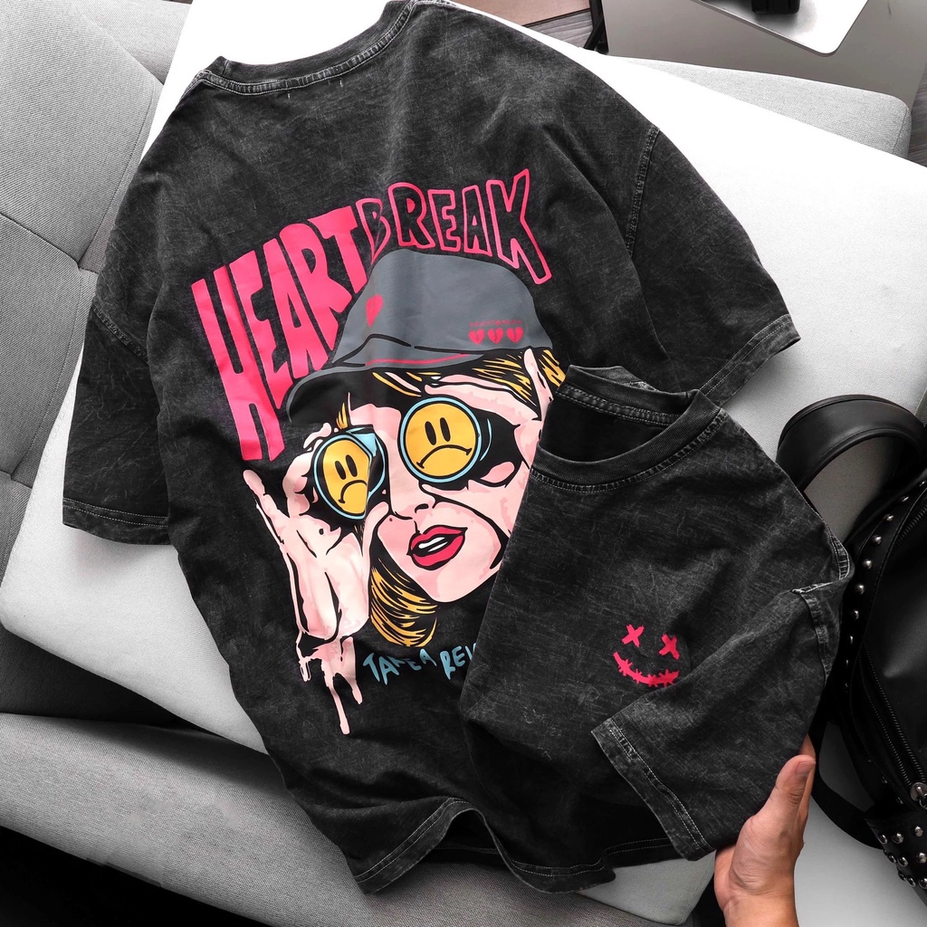 Áo thun Unisex HBG Tee phông nam nữ tay lỡ oversize form rộng | BigBuy360 - bigbuy360.vn