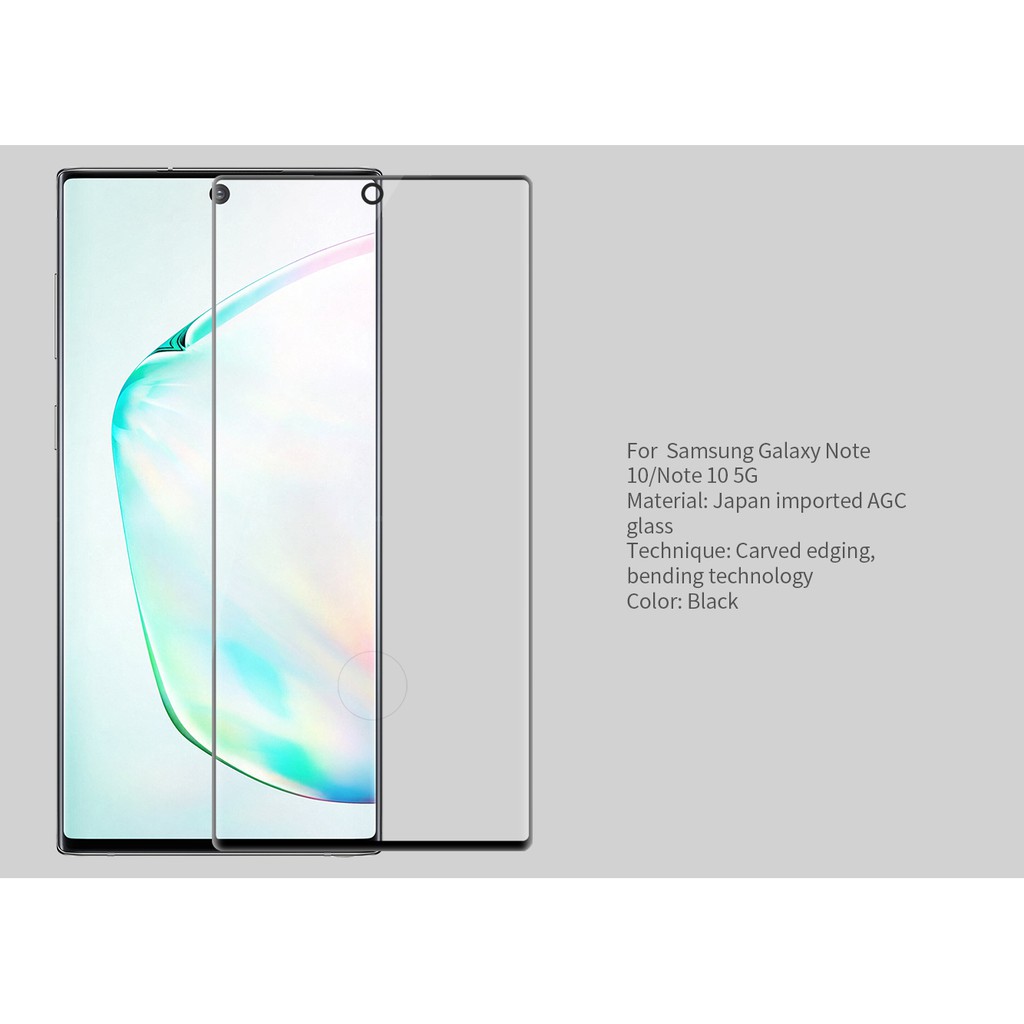 Tấm dán cường lực SamSung Galaxy Note 10/Note 10 Plus full màn hình 3D CP+ MAX  chính hãng Nillkin