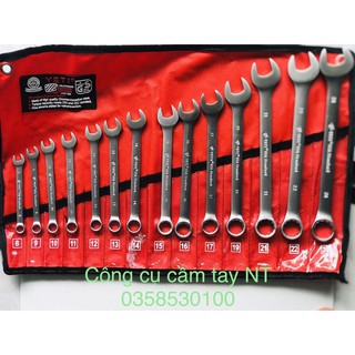Bộ cờ lê vòng miệng Yeti 8-24mm