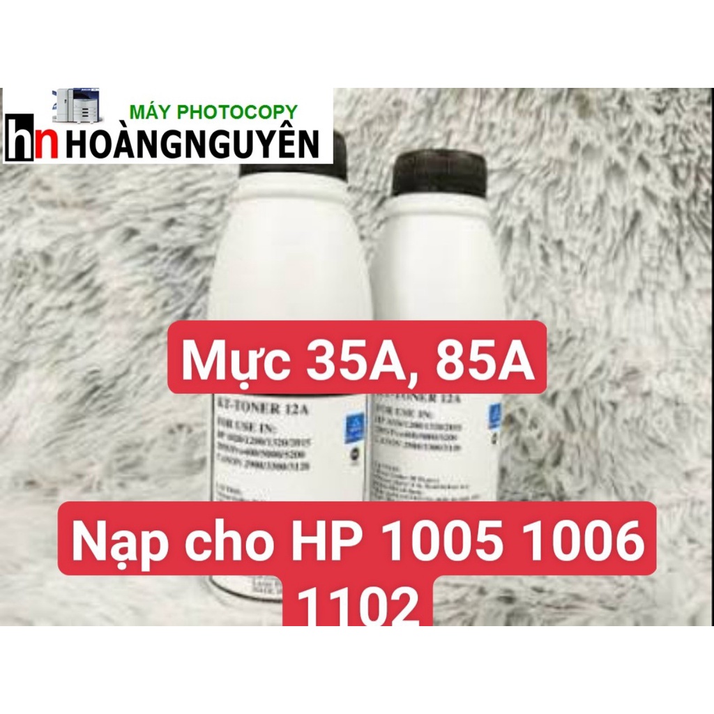 Mực nạp 35A/78A/83A/85A/337/312 dùng cho máy in HP 1005/1006 Canon 3050/6000/6030