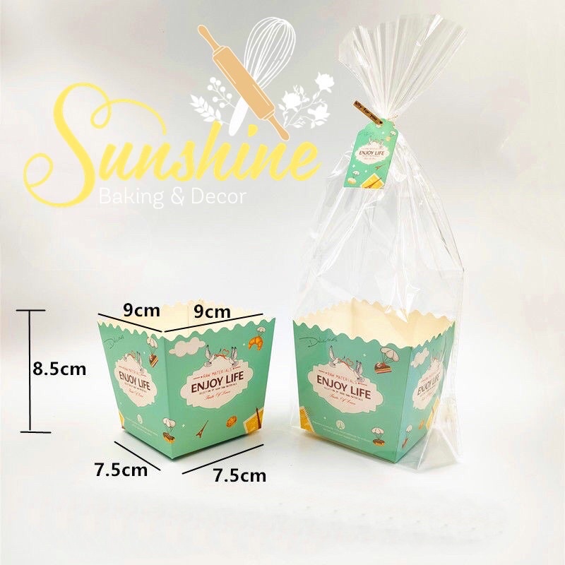 Túi đựng bánh cookie có đáy ENJOY LIFE 10 chiếc