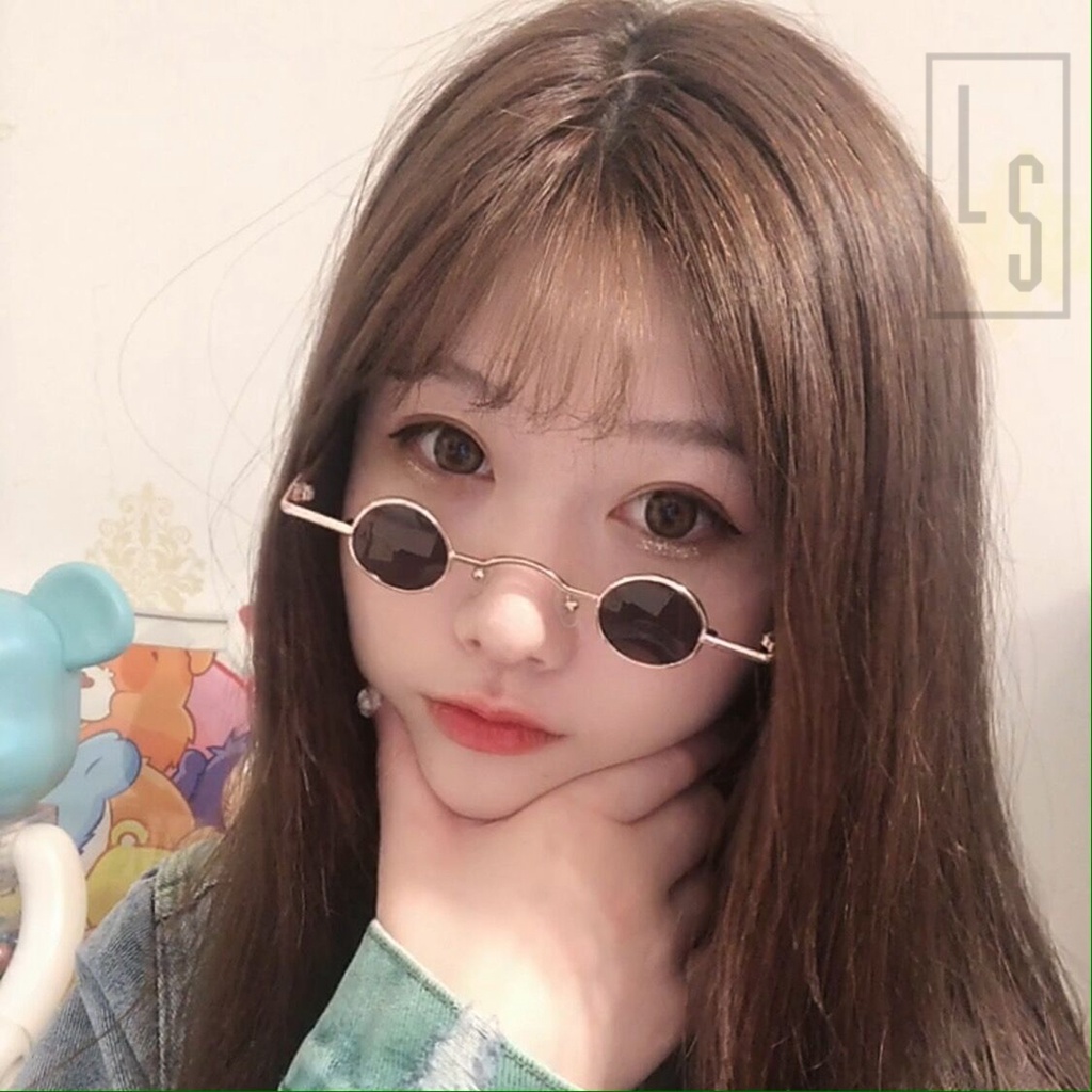 Kính Thầy Bói Mắt Tròn Nhỏ - Kính Mát Mắt Nhỏ Idol Tik tok