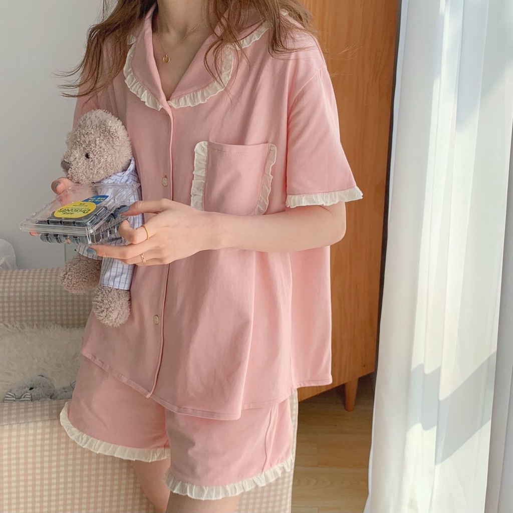 Bộ đồ mặc nhà phong cách Hàn Quốc cho nữ