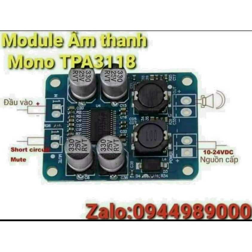 Module Âm thanh Mono TPA3118