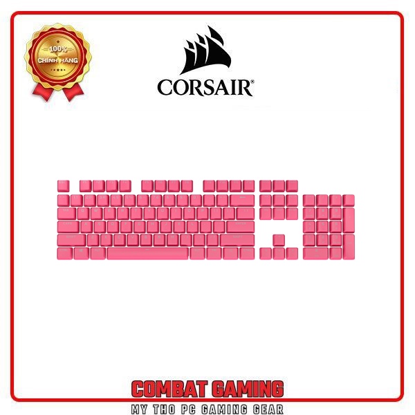 Bộ nút thay thế Corsair Keycap PBT Double-Shot PRO (Origin Red/Origin Pink)