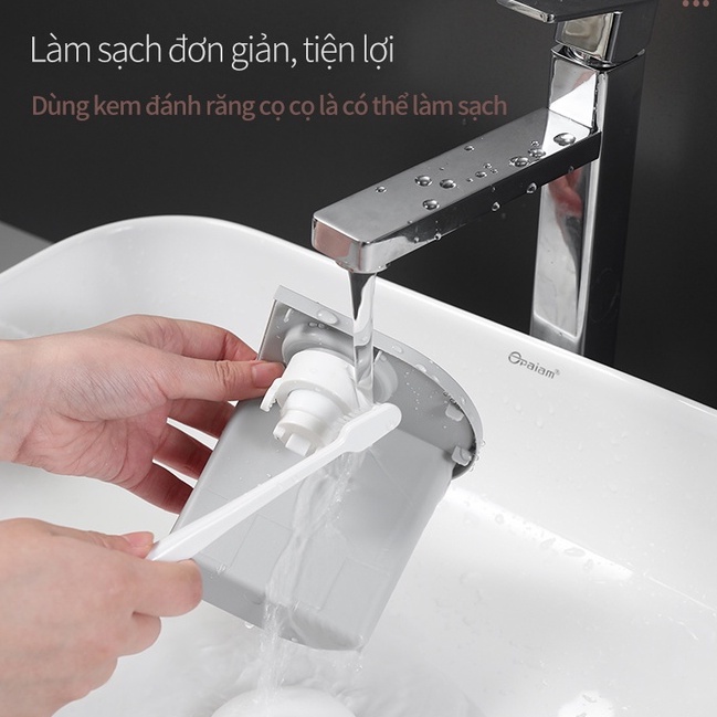 Kệ đựng đồ nhà vệ sinh không cần khoan lỗ Kệ đựng đồ nhà tắm nhà vệ sinh dạng treo tường