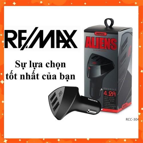 [FREESHIP 50K] Tẩu Sạc Ô Tô Chia 3 Cổng USB Remax RCC - 304