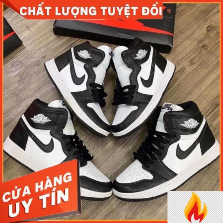 GIÀY JORDAN PANDA SNEAKER NAM NỮ JORDAN CAO CỔ ĐEN TRẮNG HOT TREND -O*dc