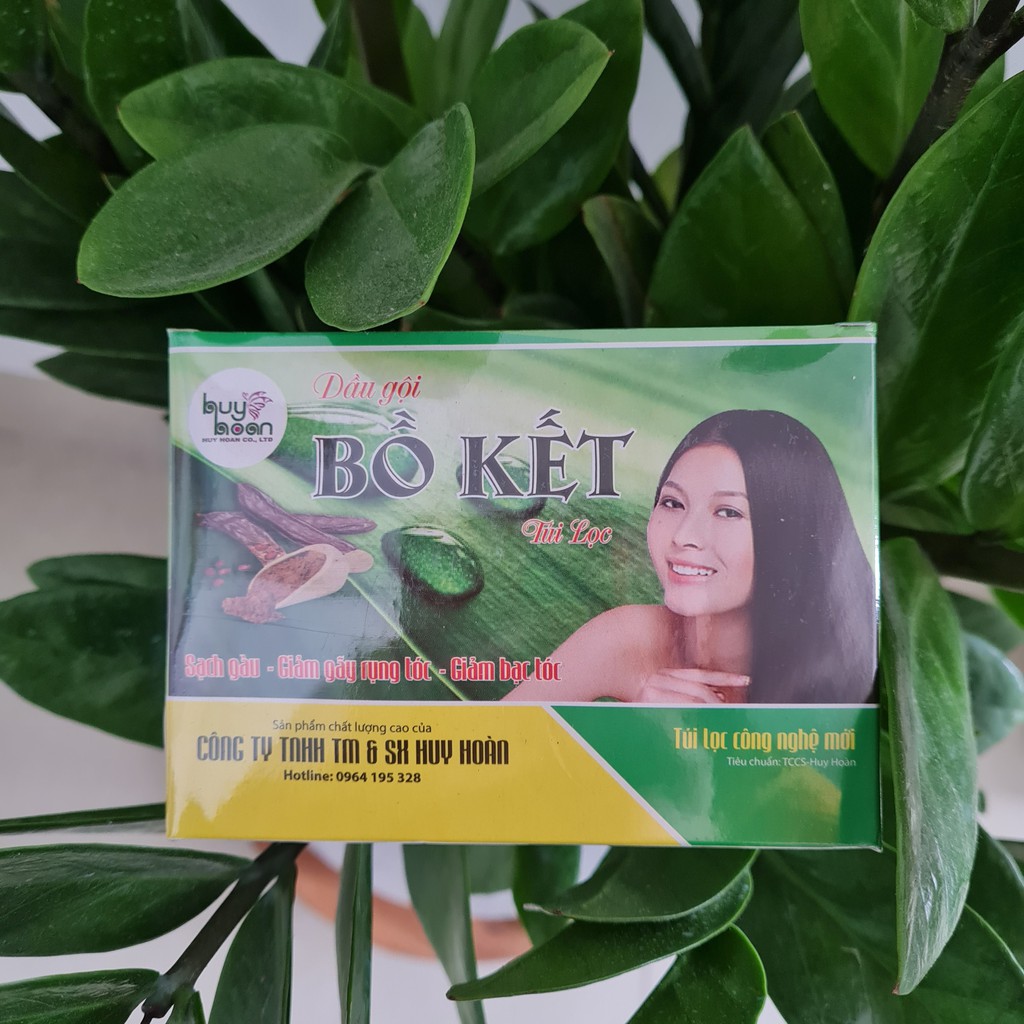 [Hộp 10 túi] Túi Lọc Bồ Kết Thảo Dược Gội Đầu giảm rụng tóc, giảm gàu, giúp mọc tóc nhanh và mọc dầy