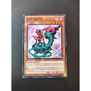 [ Đỗ Lạc Shop ] Thẻ Bài Mint90 Yugioh Monster D/D Lilith - Common