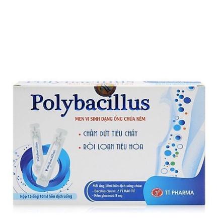 Men tiêu hóa dạng nước - POLYBACILLUS - Phòng ngừa và hỗ trợ điều trị tiêu chảy, rối loạn tiêu hóa- Hộp 20 ống