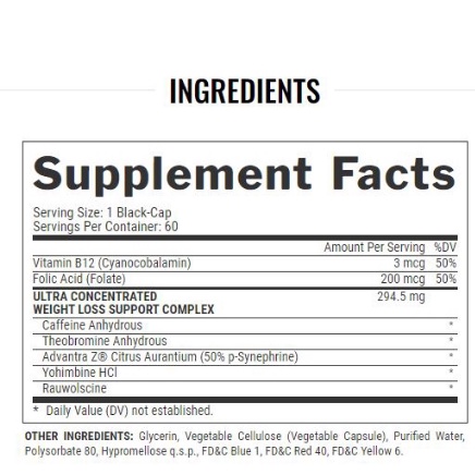 [Rẻ vô địch] [Chính hãng] Viên Uống Nutrex Lipo6 Black Hers Giúp Đốt Mỡ Giảm Cân Dành Cho Phái Nữ (60 Viên)