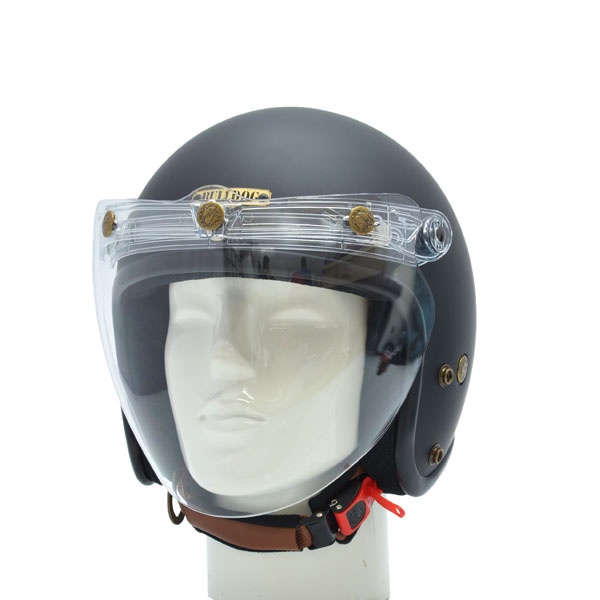 Kính Gắn Mũ Bảo Hiểm Bulldog Eagle (Phẳng) - Nhiều màu - Kính 3 Khuy gắn mũ chắn gió bụi