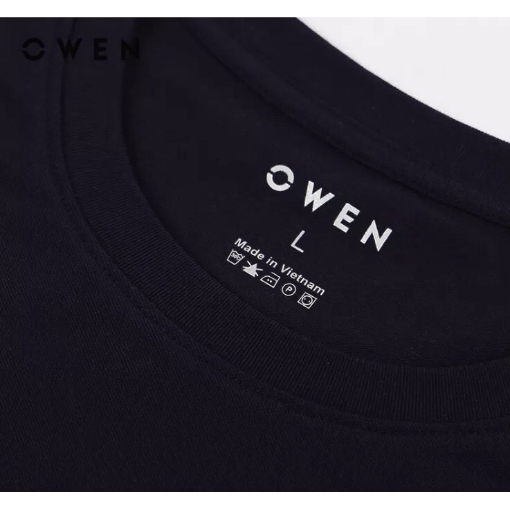 Áo T-shirt ngắn tay Nam Owen Modal Slim Fit Navy - TSN23653