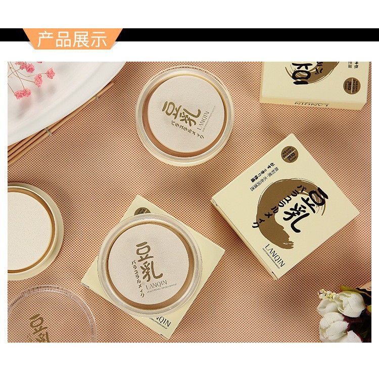 [P01] Phấn phủ dạng nén, Phấn nền Lideal Chiết Xuất Đậu Nành Cao Cấp làm sáng da giữ lớp trang điểm lâu trôi | BigBuy360 - bigbuy360.vn