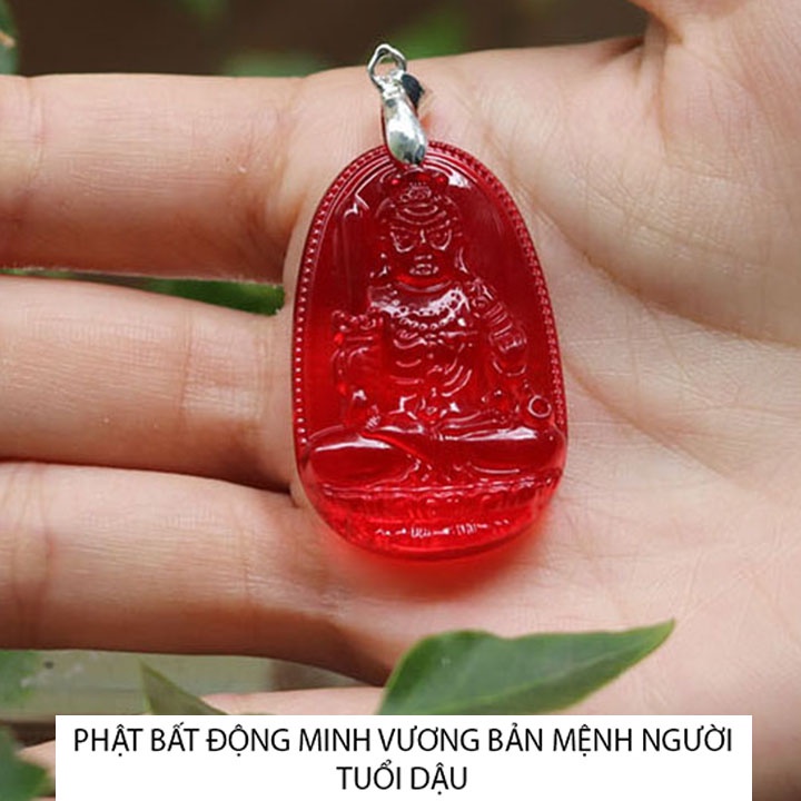 MIỄN PHI VẬN CHUYỂN - Mặt dây chuyền phật Bất Động Minh Vương - Phật bản mệnh người tuổi Dậu