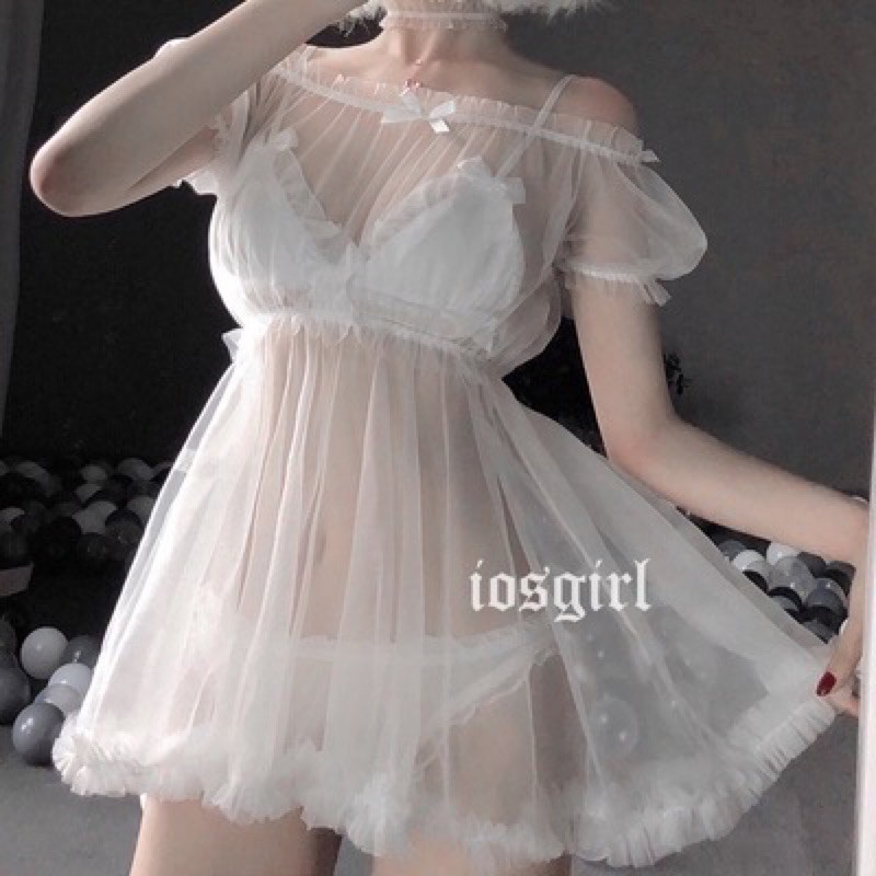 🐰 Set Ngủ Voan Mỏng Xuyên Thấu Gợi Cảm🐰| Đồ Ngủ Sexy | BigBuy360 - bigbuy360.vn