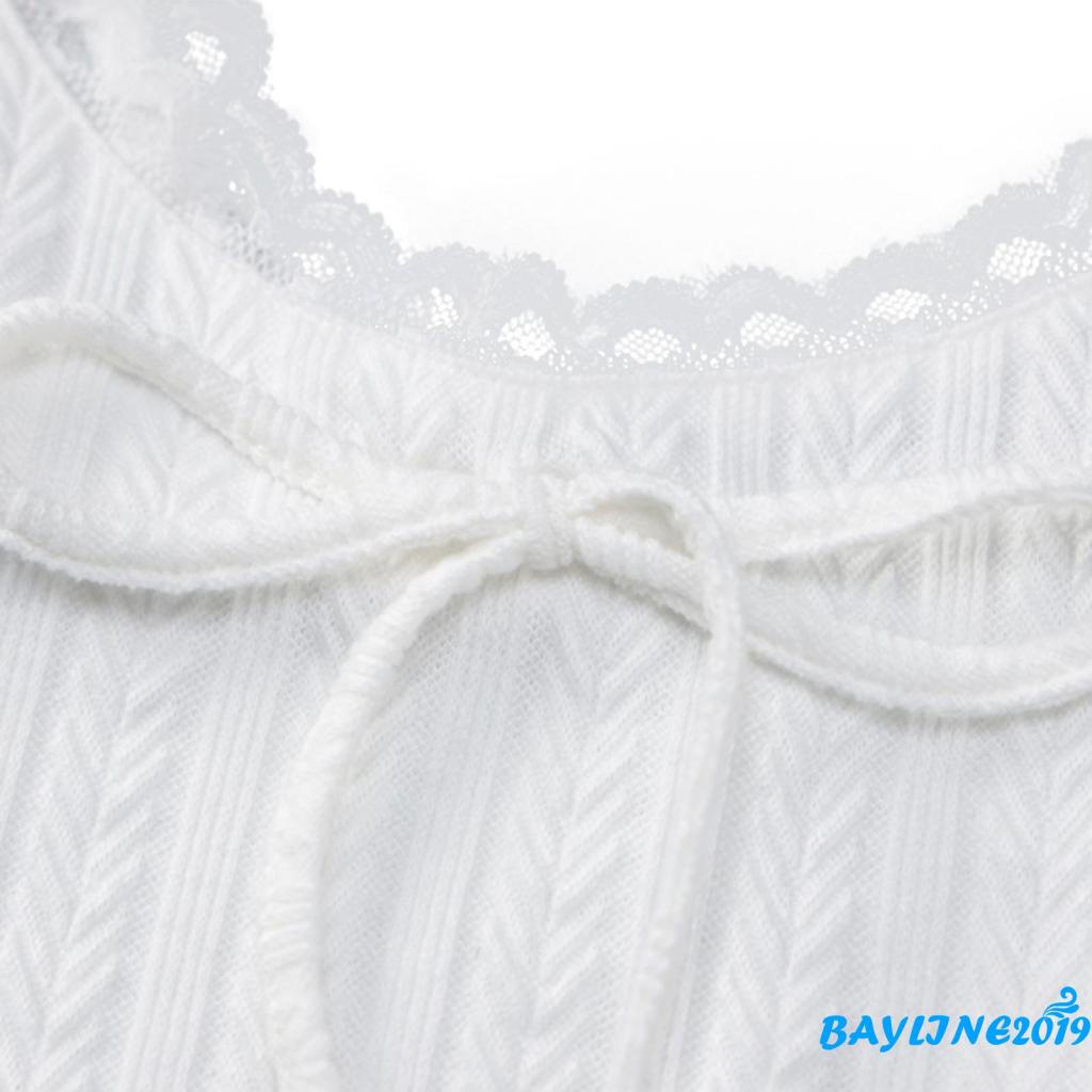 Áo Hai Dây Mùa Hè Mini Cổ Chữ U Không Tay Hở Lưng Có Dây Rút Cho Nữ