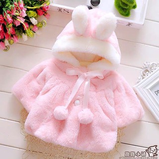 Áo khoác tai thỏ dễ thương cho bé gái, áo khoác cho bé gái đáng yêu